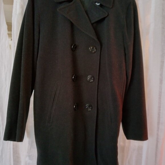 Ralph Lauren Pea Coat, cashmere/wool blend, black, size 10, perfect condition - Picture 4 of 8